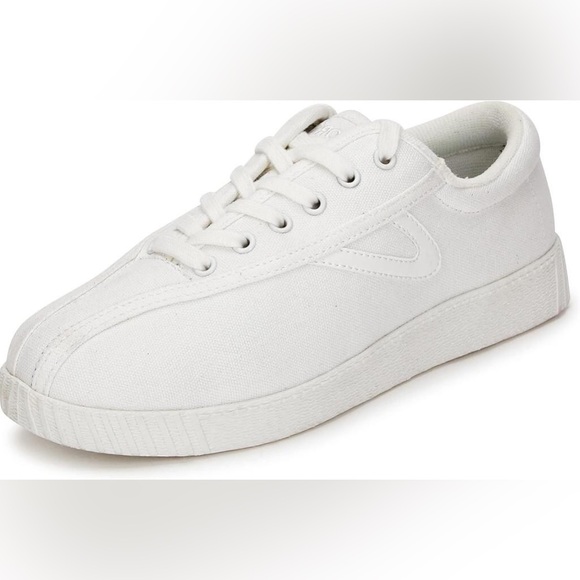 Tretorn Shoes - TRETORN Women's Nylite Plus Canvas Sneakers, White/White, 9